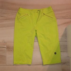 Stretchy, Lime Green, Jamie Sadock shorts